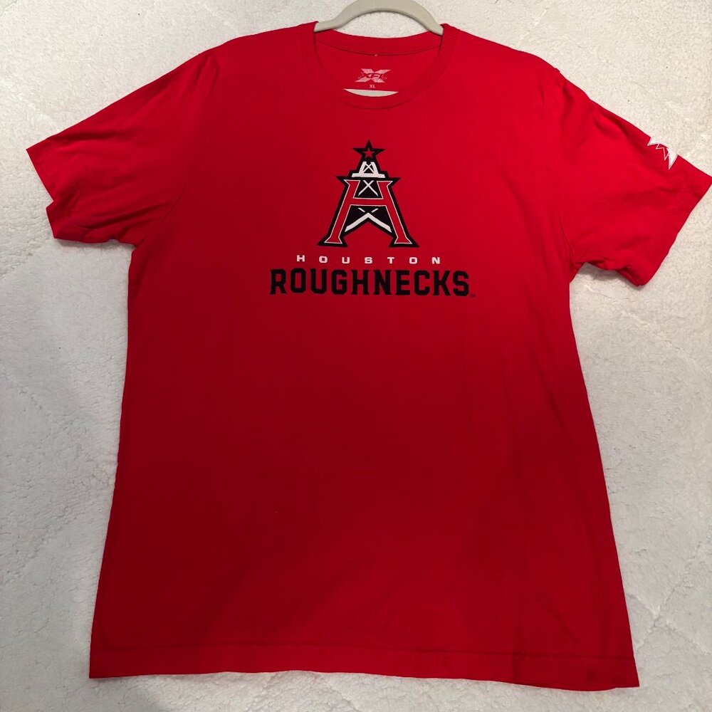 XFL UFL - Houston Roughnecks - Men's T-Shirt - Size XL (Extra Large)